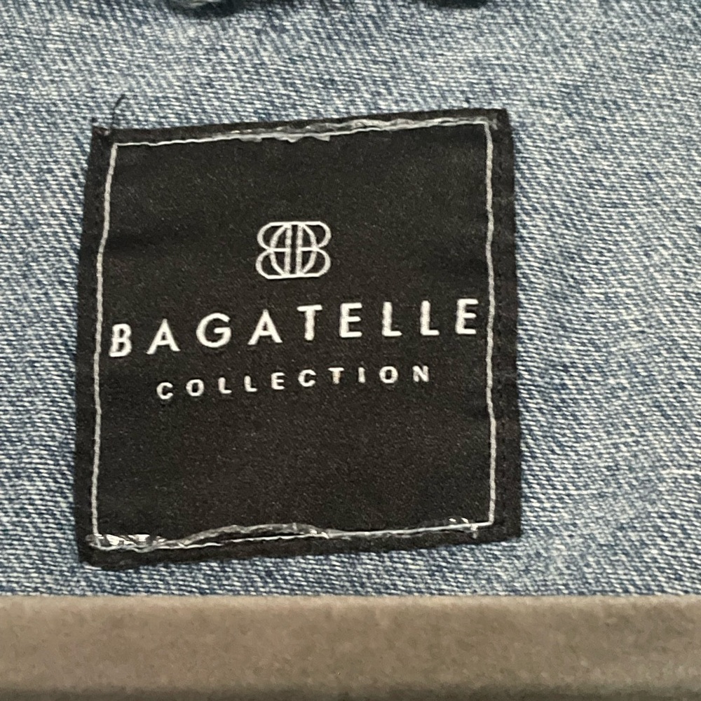 Jean Crop Jacket size Large - Picture 3 of 4